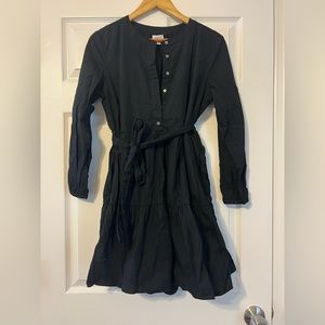 J Crew black dress